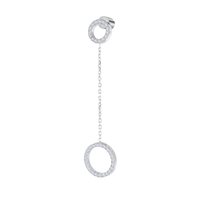 Mono orecchino Marlù Donna Sparkles in Acciaio Zirconia 31OR0032-W - 31OR0032-W